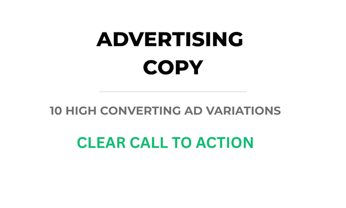 write high converting advertising copy for ads