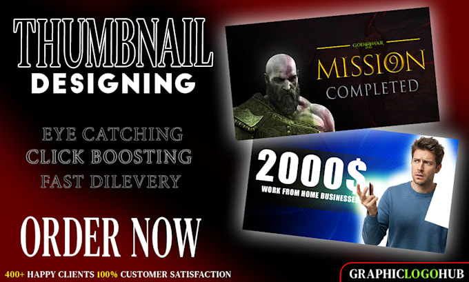 design a clickable and attractive thumbnails