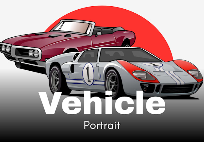 turn your vehicle into a vector portrait