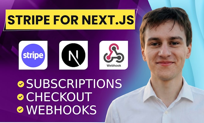 integrate stripe checkout subscriptions and webhooks in next js