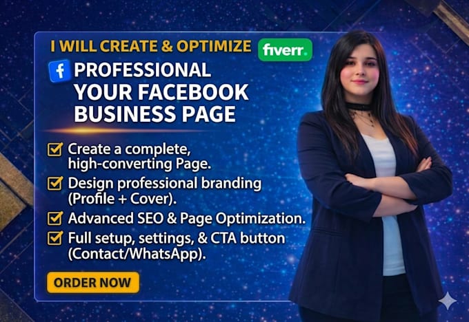 create and optimise facebook business page