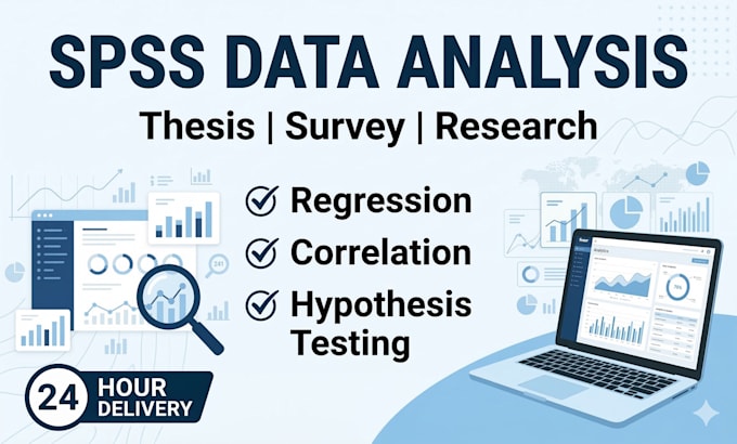 spss data analysis for thesis, survey, regression, correlation and hypothesis