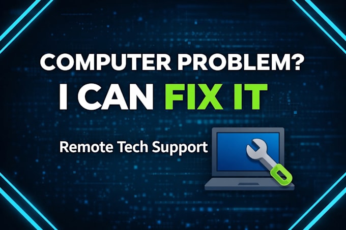 fix your computer or software issues remotely