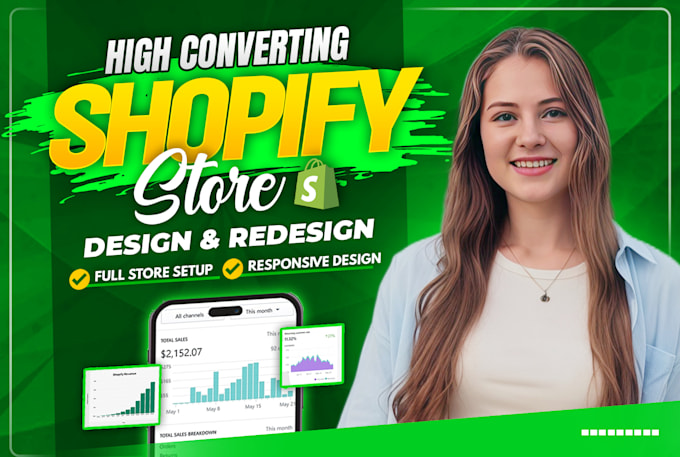 build high converting 7 figure shopify dropshipping store or shopify website