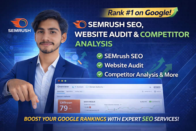 do semrush SEO audit keyword research and competitor analysis