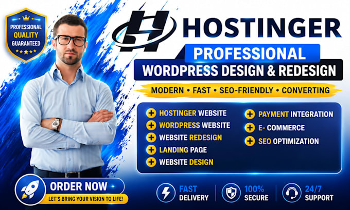 design hostinger website, hostinger wordpress website, hostinger redesign