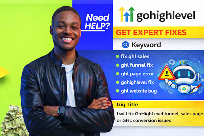fix gohighlevel funnel, sales page or ghl conversion issues