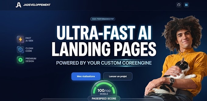 build a high performance SEO landing page