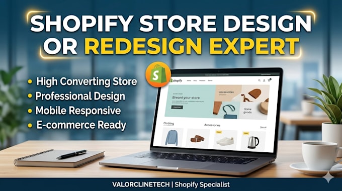 Design or redesign a high converting shopify store by Valor_clinetech ...