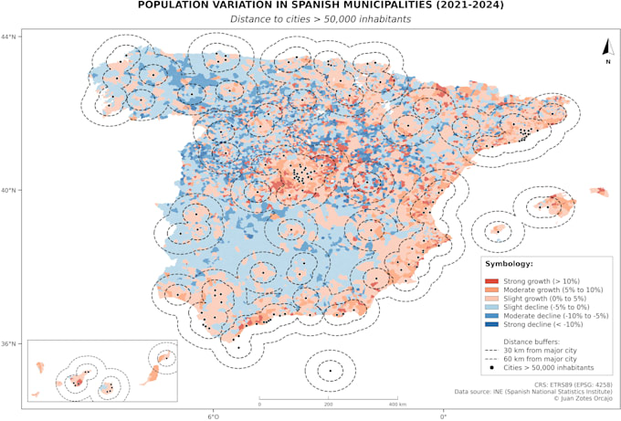 create professional custom maps with qgis and python