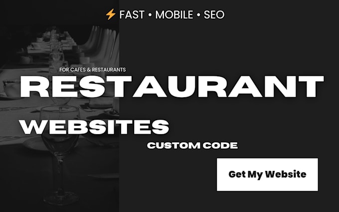 build a modern restaurant or cafe website with menu