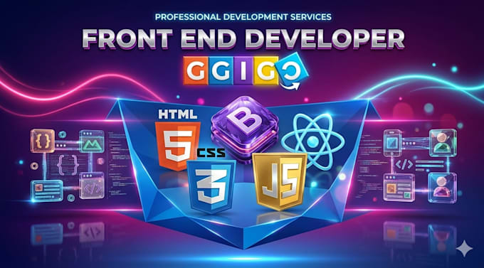 be your front end web developer