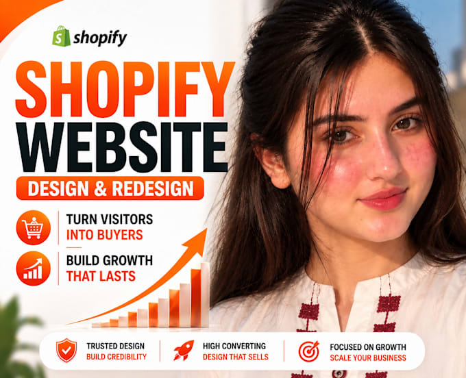 do shopify website development, shopify store design, shopify website design