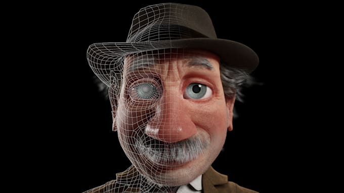 do facial retopology for animation ready characters