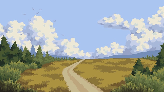 create pixelart backgrounds and parallax scenes