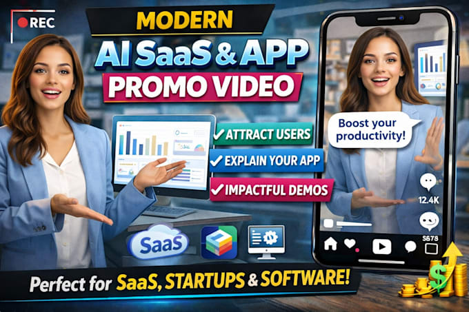 create an ai saas promo or app explainer video that boosts signups
