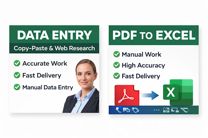 manually convert PDF to excel fast and with high accuracy