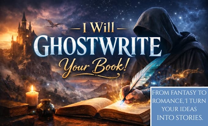 ghostwrite and edit unique books with extraordinary plots
