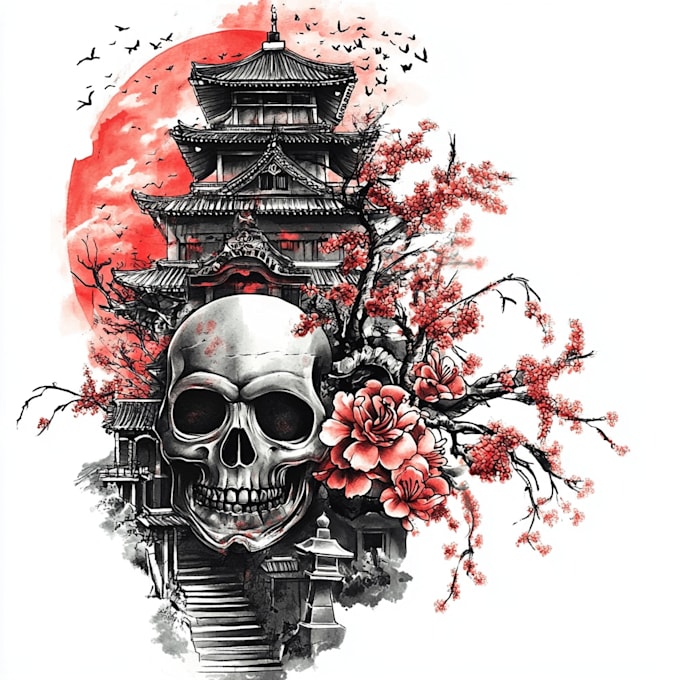 create  a traditional japanese irezumi tattoo