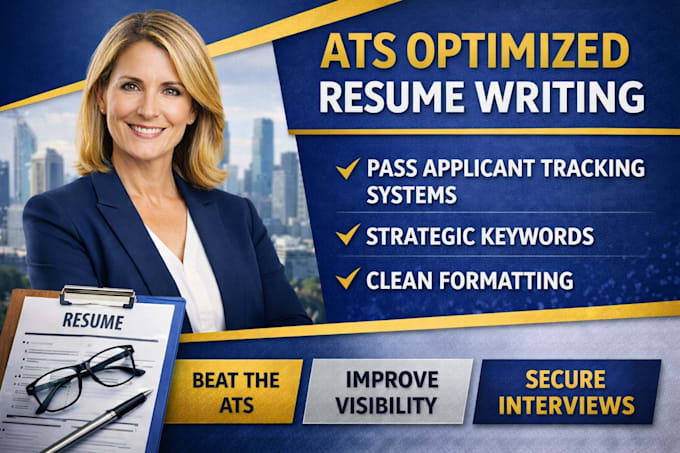 write ats optimized resume that passes applicant tracking systems