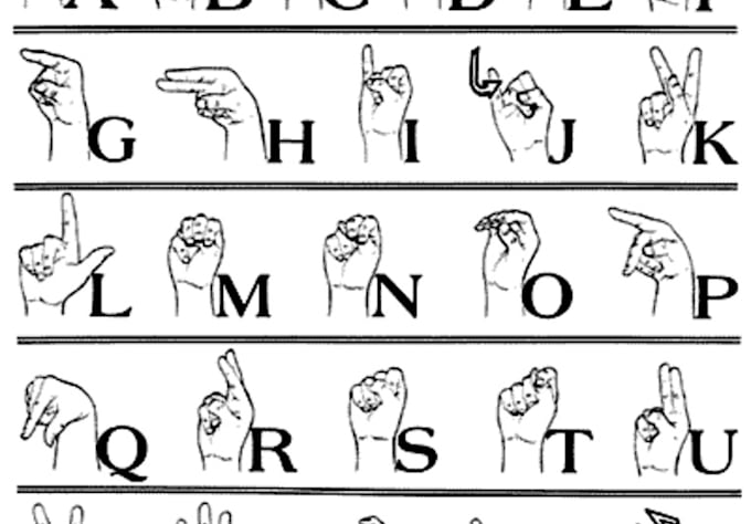 Teach you the american sign language alphabet by Ashiebear | Fiverr