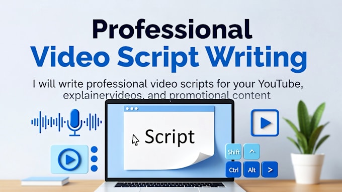 write engaging youtube scripts and professional explainer video scripts