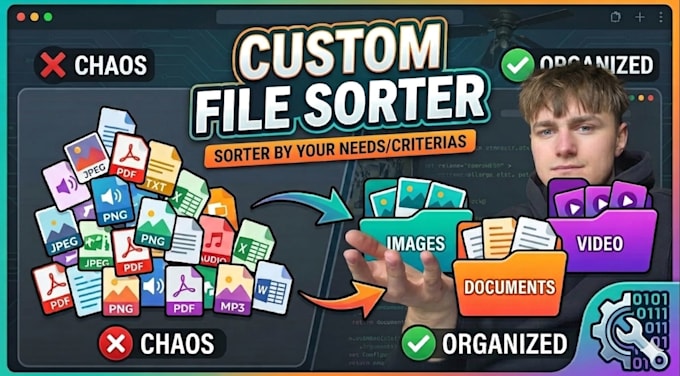 build a custom windows app to organize and automate your files