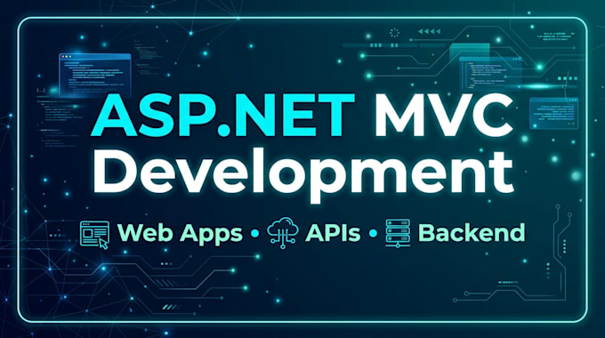 build or fix your asp net mvc web application or API
