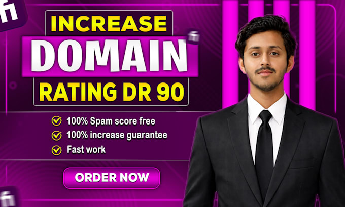increase your domain rating ahrefs dr 80 and 90 with high quality backlinks