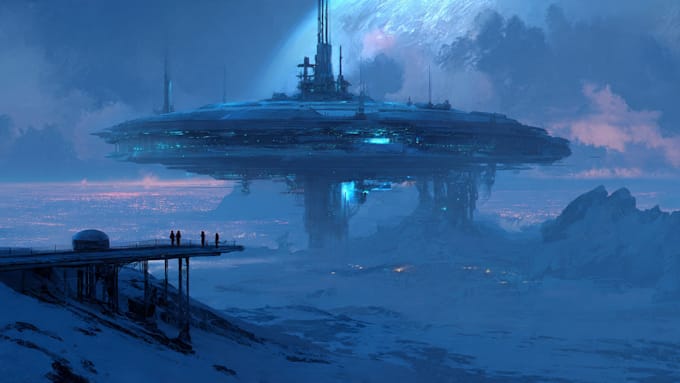 sci fi illustration and sci fi art