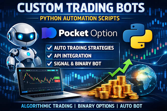develop custom pocket option scripts, strategies, arrow signals and automation