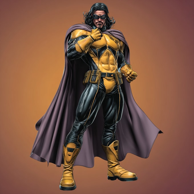 draw you a dc or marvel style comic book superhero