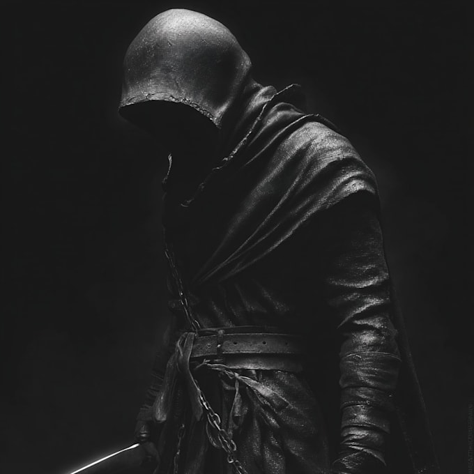create dark art, horror or skull artworks illustration