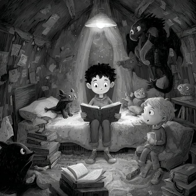 illustrate whimsical and professional children books