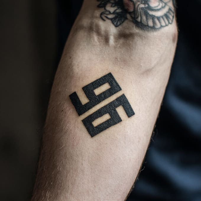 old school tattoo logo design