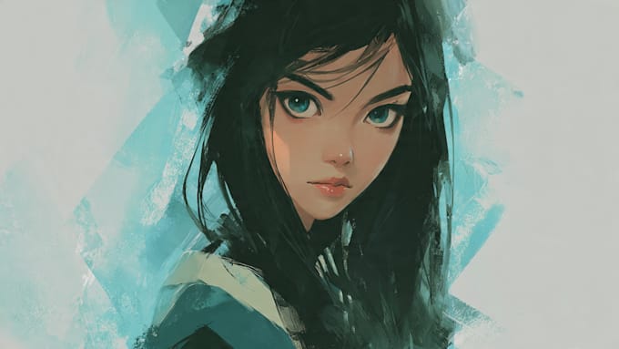 draw anime, fanart portrait illustration