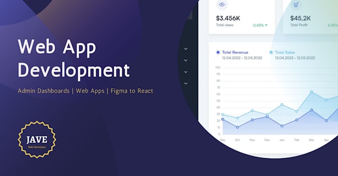 build admin dashboards and web apps with reactjs or nextjs