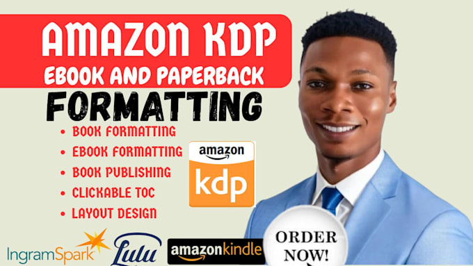 book formatting layout design kdp paperback formatting kindle ebook formatting