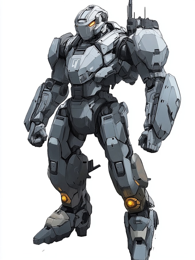 high quality robot, mecha concepts