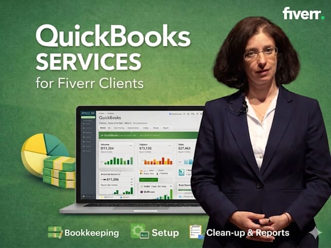 catch up, clean up, and reconcile books with quickbooks or xero