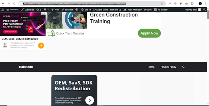 setup adx admanager ads on website