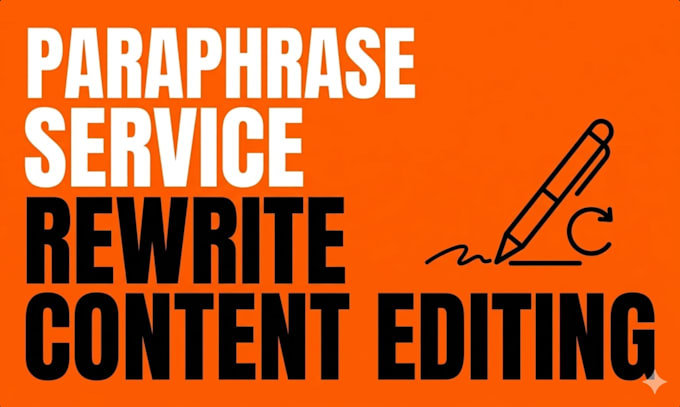 rewrite or paraphrase your text professionally