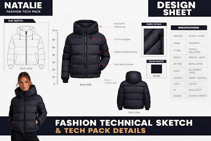 design bomber jacket, coach jacket, puffer, varsity hoodie jacket with tech pack