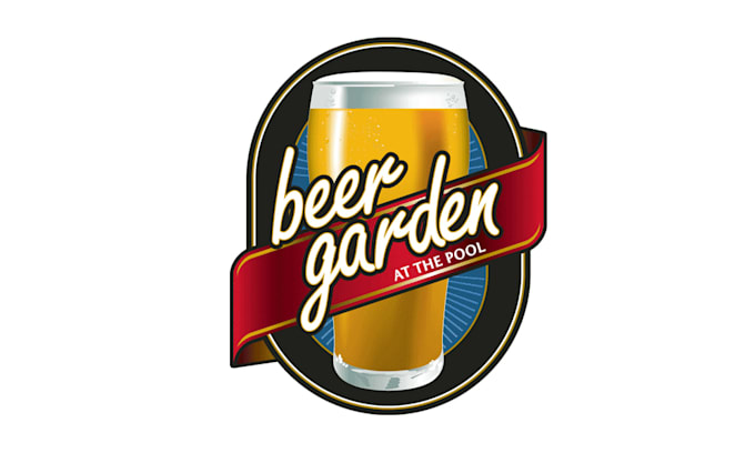 design a modern beer garden logo