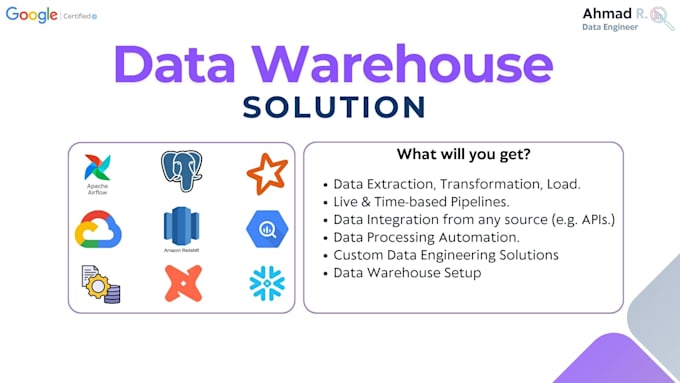 build data warehouse on redshift, bigquery, postgres