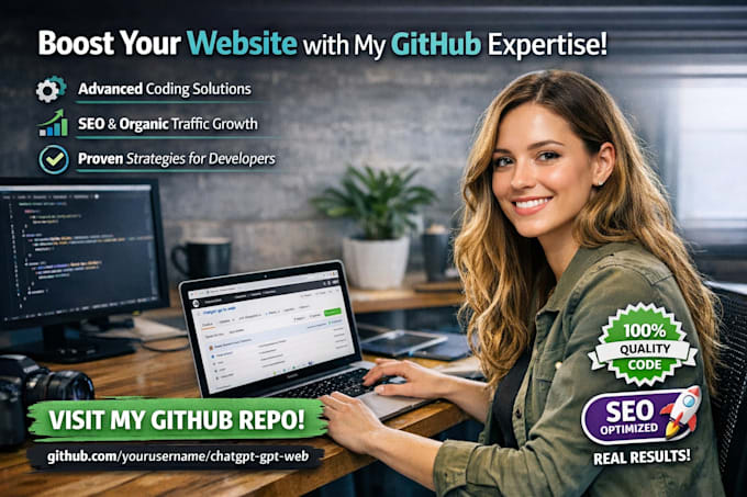 do your github repository with real developer marketing and organic traffic