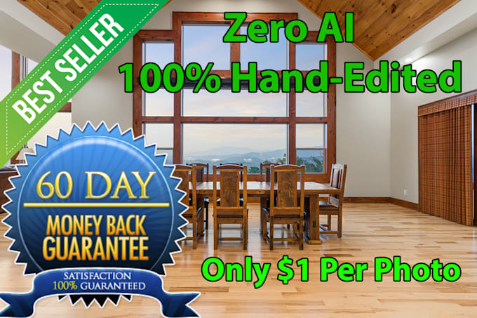 provide real estate photography editing within 12 hours