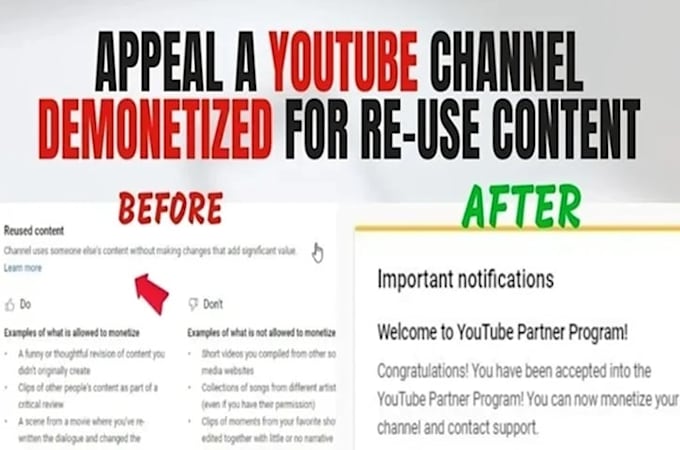 create and submit a professional youtube appeal for your channel demonetization