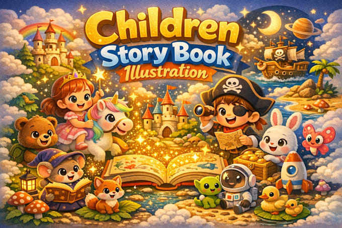 Illustrate children story book illustration children book illustration ...