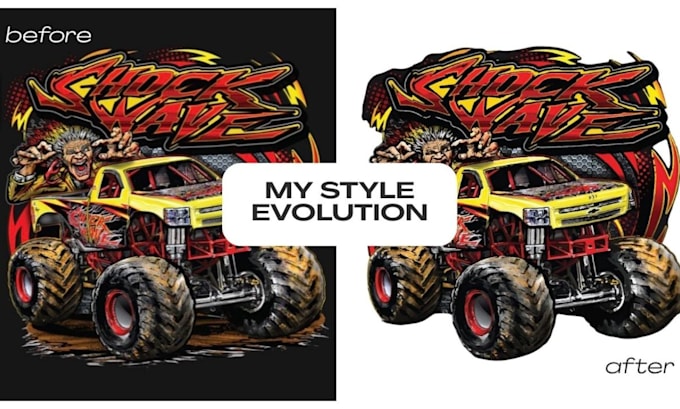 trace and convert low res artwork into perfect print ready files vector same day
